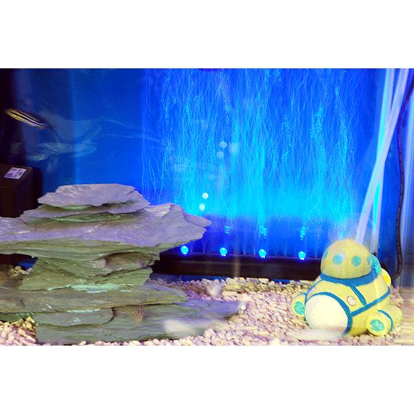 Tetra（テトラ） 在庫処分 LEDバブルカーテン ブルー : トロピカル