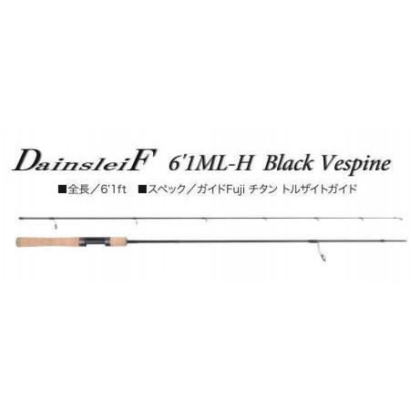ヴァルケイン ダーインスレイヴ6'1ML-H ブラックヴェスパイン