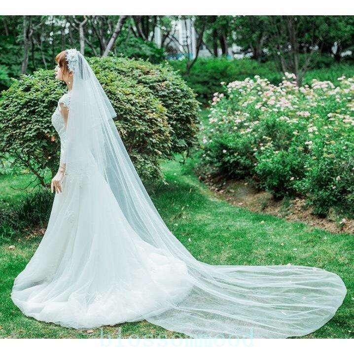 品質満点 ウエディングベールロングベールダウンベールレース刺繍3 1 5ｍブライダル結婚式ベール花嫁披露宴ウェディング小物二次会 Islamdunyasinabakis Yyu Edu Tr