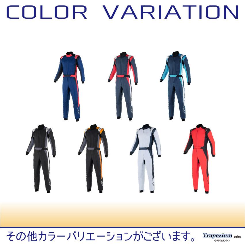 アルパインスターズ レーシングスーツ 【FIA公認】GP PRO COMP v2 SUIT FIA公認 (8856-2018規格) ネイビー / ブラック / レッド (7130)の画像