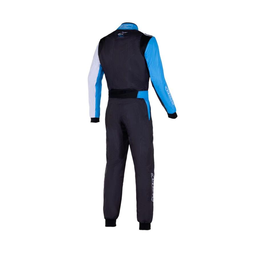 アルパインスターズ　カートスーツ 【FIA公認】KMX-9 V3 GRAPHIC 2 SUIT FIA公認 (8877-2022規格) ブラック シアン フクシャ(1734)