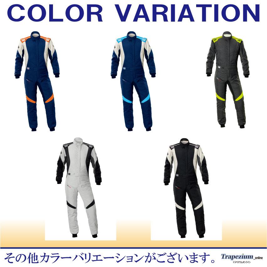 OMP レーシングスーツ 【FIA公認】FIRST EVO SUIT  (8856-2018規格) ネイビーブルー / シアン(244)の画像