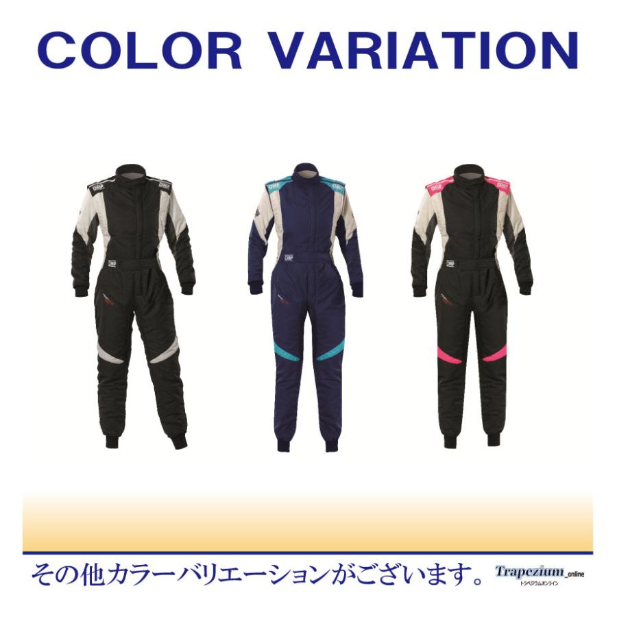 OMP レーシングスーツ 【FIA公認】FIRST EVO ELLE  (8856-2018規格) ブラック / ホワイト(076)の画像