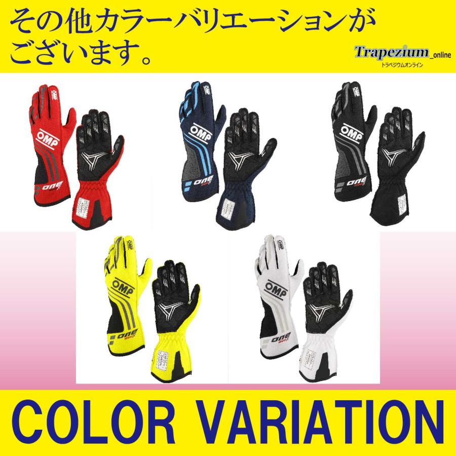 OMP レーシンググローブ 【FIA公認】 ONE EVO X GLOVES MY2024 ワン エボ X グローブ 2024 FIA公認 (8856-2018規格) ホワイト(020)｜trpzo｜03