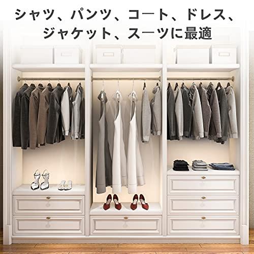 夢の家木製ハンガーセット 洋服 スーツ コート用ハンガー 手作 天然高級木 (胡桃色/6本)｜trstore2310｜07