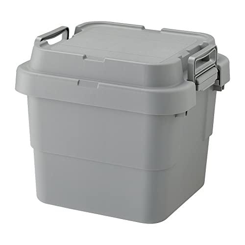 リス 収納ボックス スタッキング トランクカーゴ 30L グレー 日本製 TC-30S | 