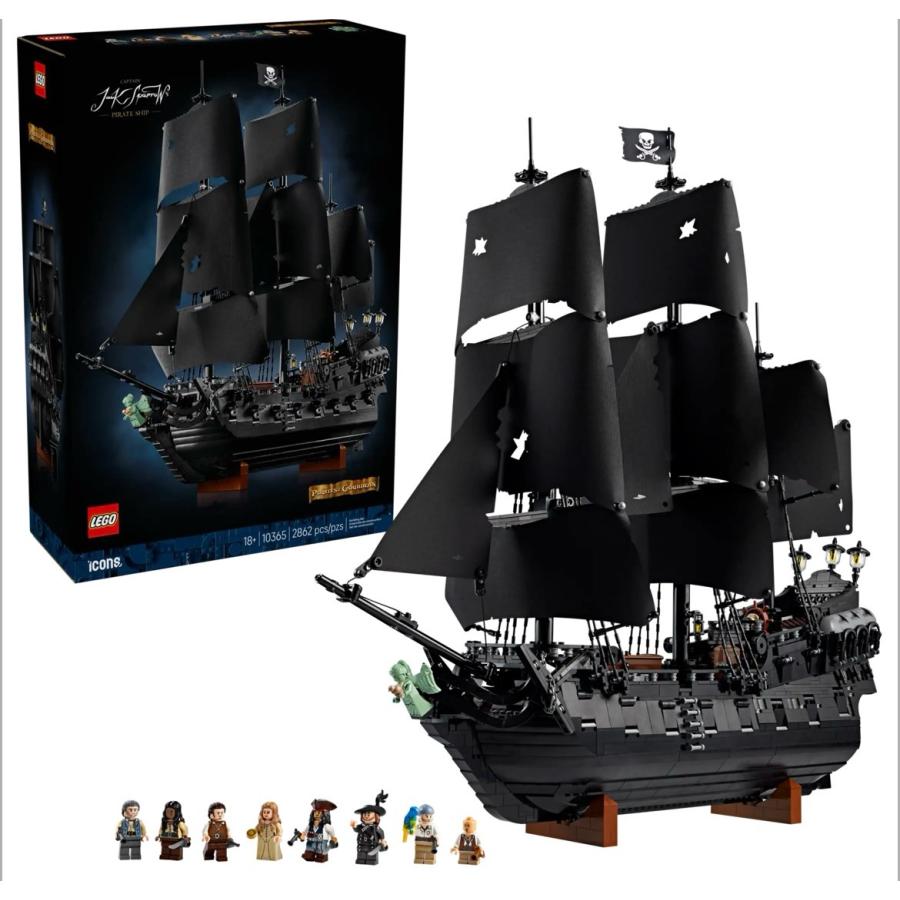 しんページ 2025.9.16発売 レゴ アイコン キャプテン・ジャック・スパロウの海賊船