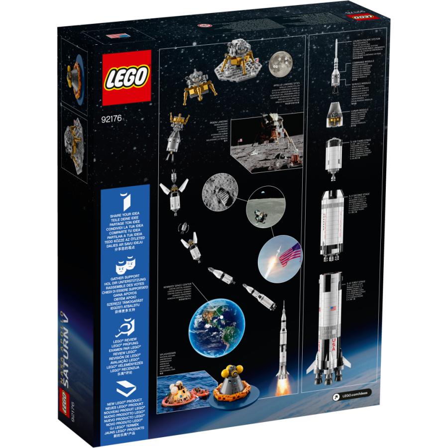レゴ (LEGO) アイデア レゴ NASA アポロ計画 サターンV 92176 国内流通