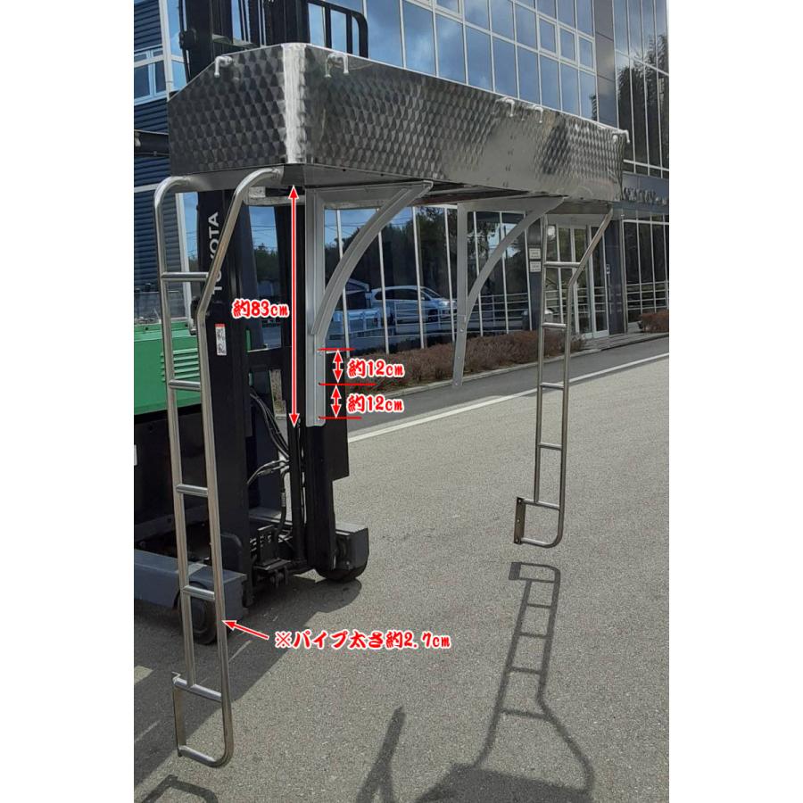 ウロコ調 シートデッキ シートラック ラダー セット いすゞ ギガ LKG