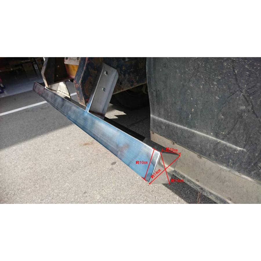 トラック 日野 プロフィア ステンレス 菱おこし リアバンパー ステー付