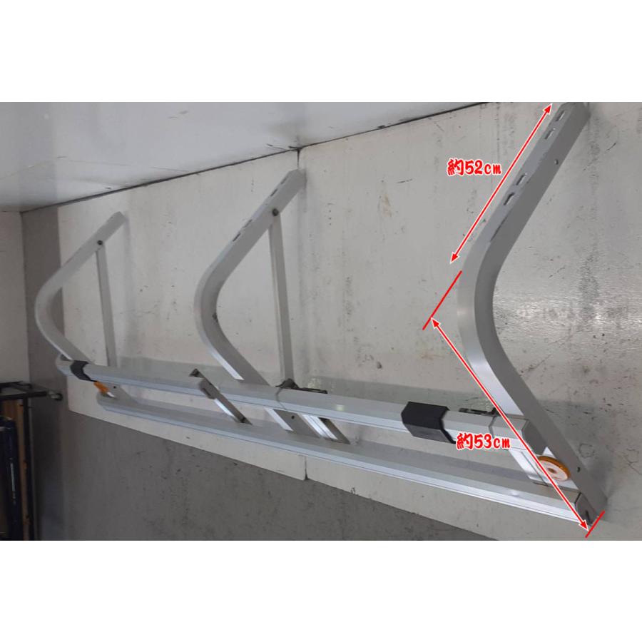 トラック アルミ サイドバンパー RH 右 幅約220cm ステー間の調節可能