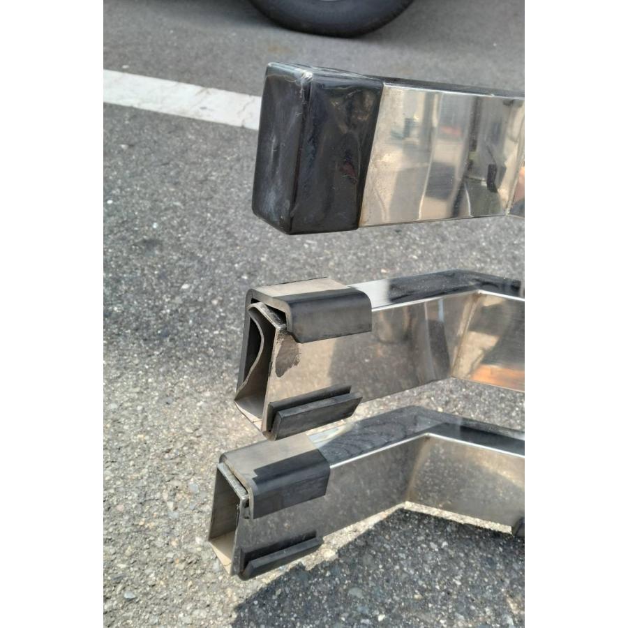 トラック ステンレス サイドバンパー L/R 4点セット プロフィア