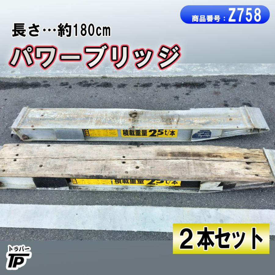 パワーブリッジ 歩み板 2本セット 長さ約180cm 日本軽金属 NP05-18 