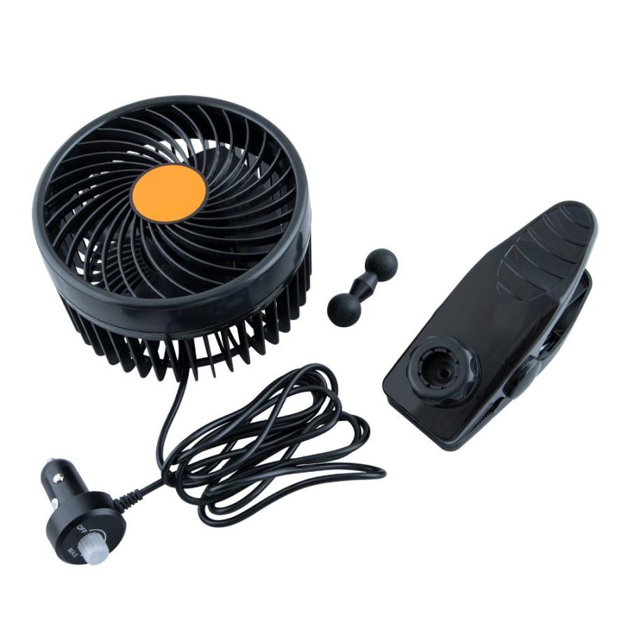 ジェットイノウエ トラック用 扇風機 12V/24V共用 5インチ 静音タイプ 