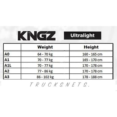 ブラジリアン柔術 KINGZ キングズ ウルトラライト2.0 青色 A0 A1 A2 A3 柔術着 柔術衣 道着 キングス KINGZ キングズ