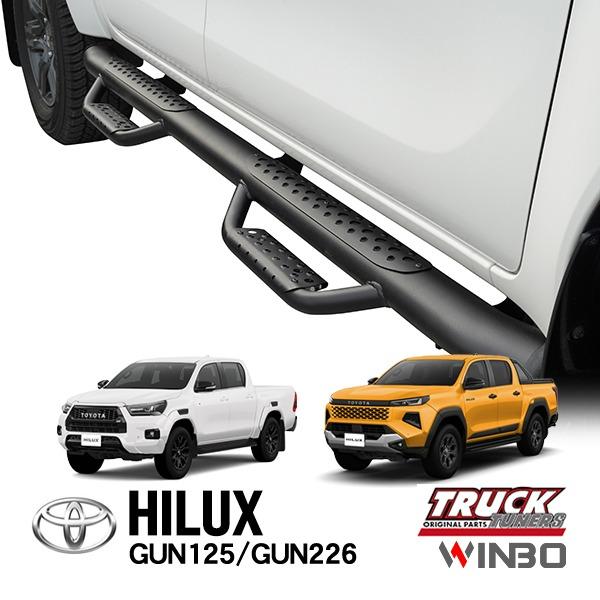 ハイラックス サイドステップ 左右セット WINBO正規品 トヨタ ハイラックス GUN226 Z Adventure GUN125 トレイル