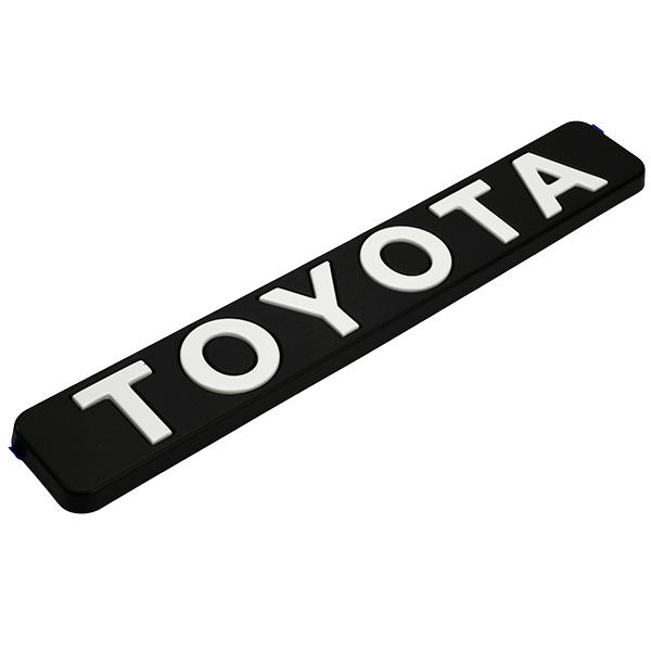 トヨタ純正 海外仕様 TOYOTA グリルエンブレム エンブレム ホワイト 