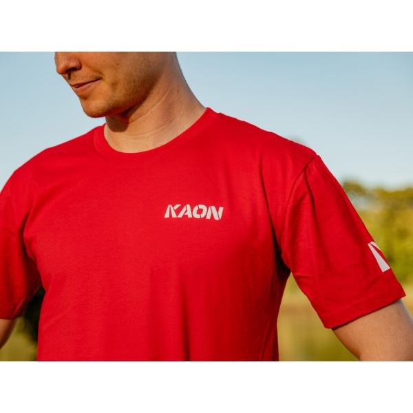 KAON正規品 Tシャツ ユニセックス レッド Mサイズ プラド FJ KEEP EXPLORING カオン｜trucktuners｜08