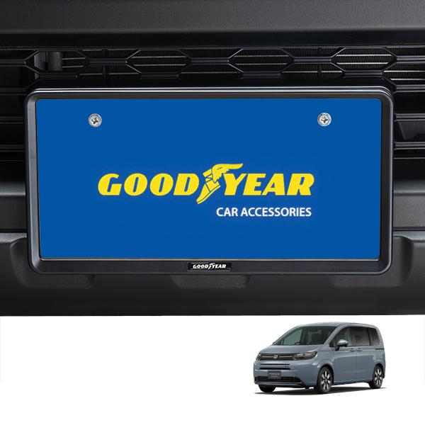 GOODYEAR正規品 新基準対応 ナンバーフレーム ライセンスフレーム