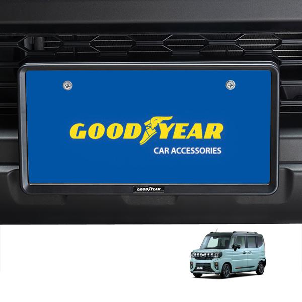 GOODYEAR正規品 新基準対応 ナンバーフレーム ライセンスフレーム