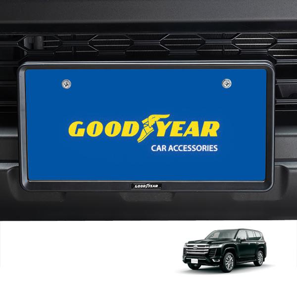 GOODYEAR正規品 新基準対応 ナンバーフレーム ライセンスフレーム