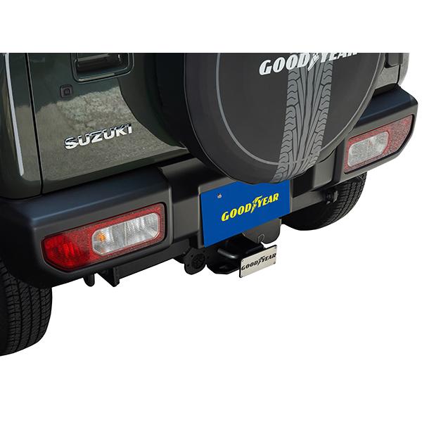 GOODYEAR正規品 2インチ角ヒッチメンバー汎用 メタル ヒッチカバー