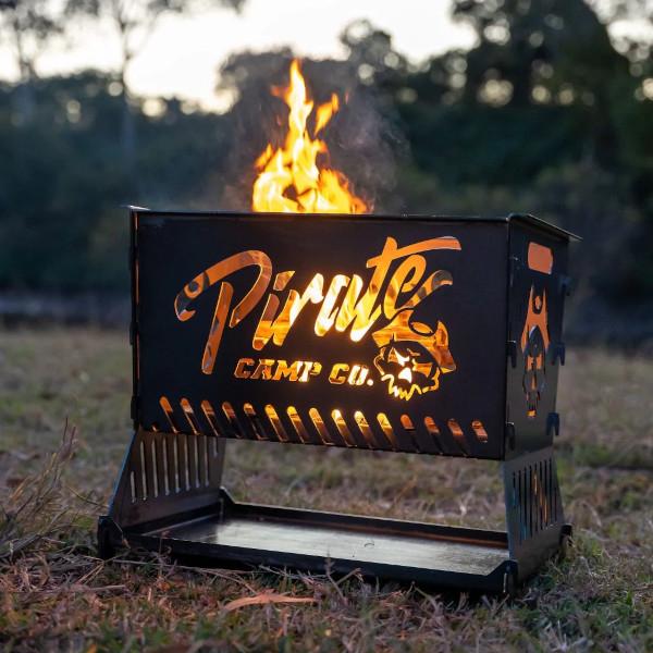 Pirate CAMP正規品 折りたたみ式バーベキューファイヤーピット Pirate CAMP正規品 折りたたみ式バーベキューファイヤーピット