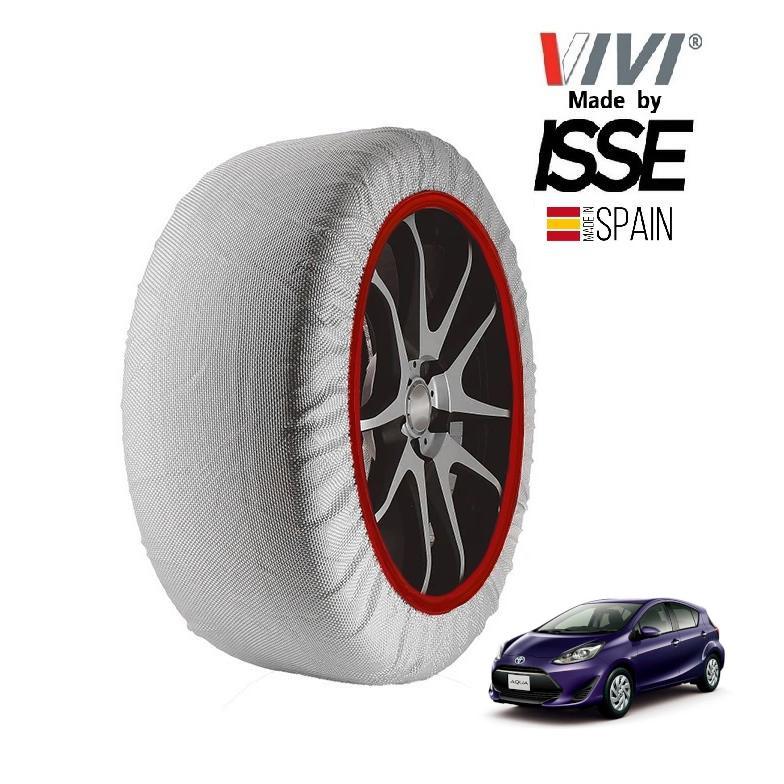 びびもふ VIVI正規品 ISSE製造 SNOW SOCKS トヨタ アクア NHP10 175/65R15 15