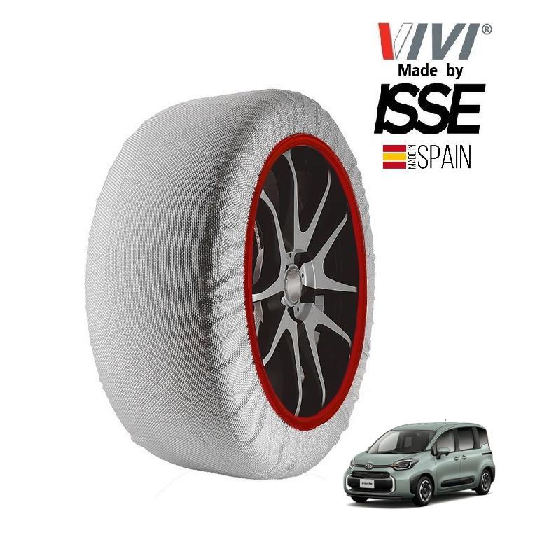 VIVI正規品 ISSE製造 SNOW SOCKS トヨタ シエンタ MXPL15G 185/65R15 