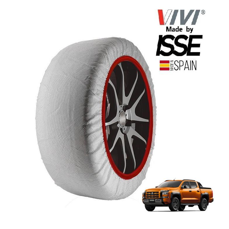 VIVI正規品 ISSE製造 SNOW SOCKS 三菱 トライトン LC2T 265/60R18 18