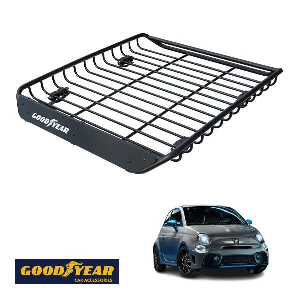 し*や様 Fiat 500/ABARTH 専用 折りたたみルーフラック GOODYEAR正規品 スチール ルーフラック MEGA PRO アバルト アバルト595