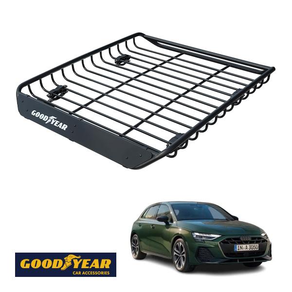 GOODYEAR正規品 スチール ルーフラック MEGA PRO アウディ A3 8Y 