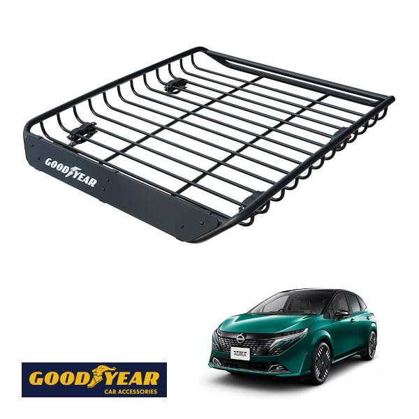 GOODYEAR正規品 スチール ルーフラック MEGA PRO 日産 ノートオーラ