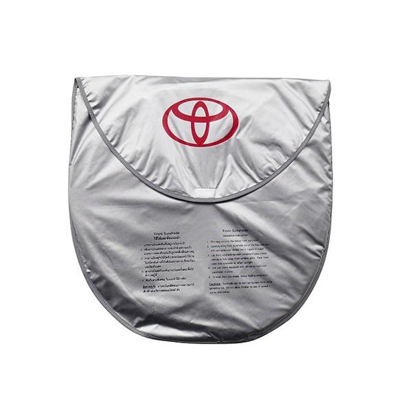 トヨタ純正 TOYOTAロゴ入 フロント サンシェード フロントガラス 収納