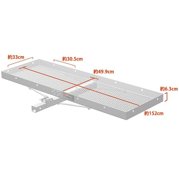 CURT（カート） CURT正規品 2インチ角 ヒッチメンバー汎用 アルミ製