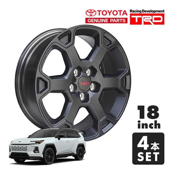トヨタ　TRD ホイール 1/4 USトヨタ純正 TRD OFF-ROAD 18インチホイール マットブラック 4本