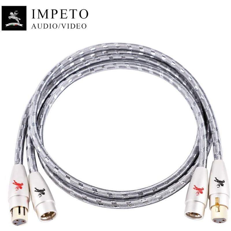 イタリアIMPETO ，ドイツ製造Hi-Fi のXLRオーディオケーブル（オス-メス）キャノンケーブル/xlrケーブル/3ピンマイクロフォン Fi オス メス イタリアIMPETO ，ドイツ製造Hi のXLRオーディオケーブル キャノンケーブル/xlrケーブル/3ピンマイクロフォン