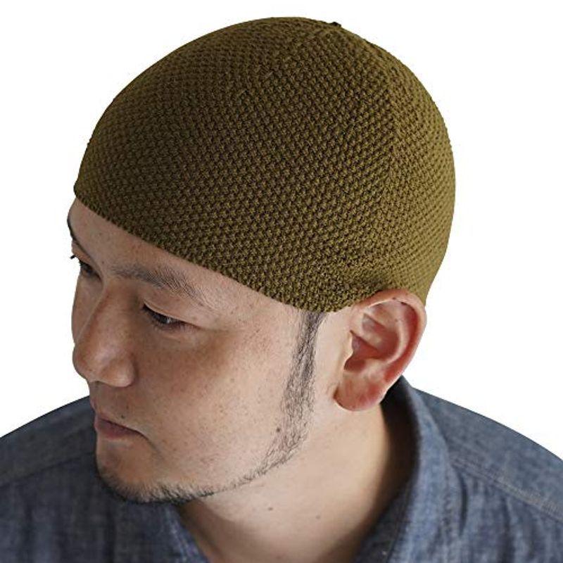 Nakota ナコタ プレミアムコットン シームレス イスラムワッチ イスラム帽 オリーブ 31 メンズ ニット帽 本物新品保証 大きいサイ Llサイズ