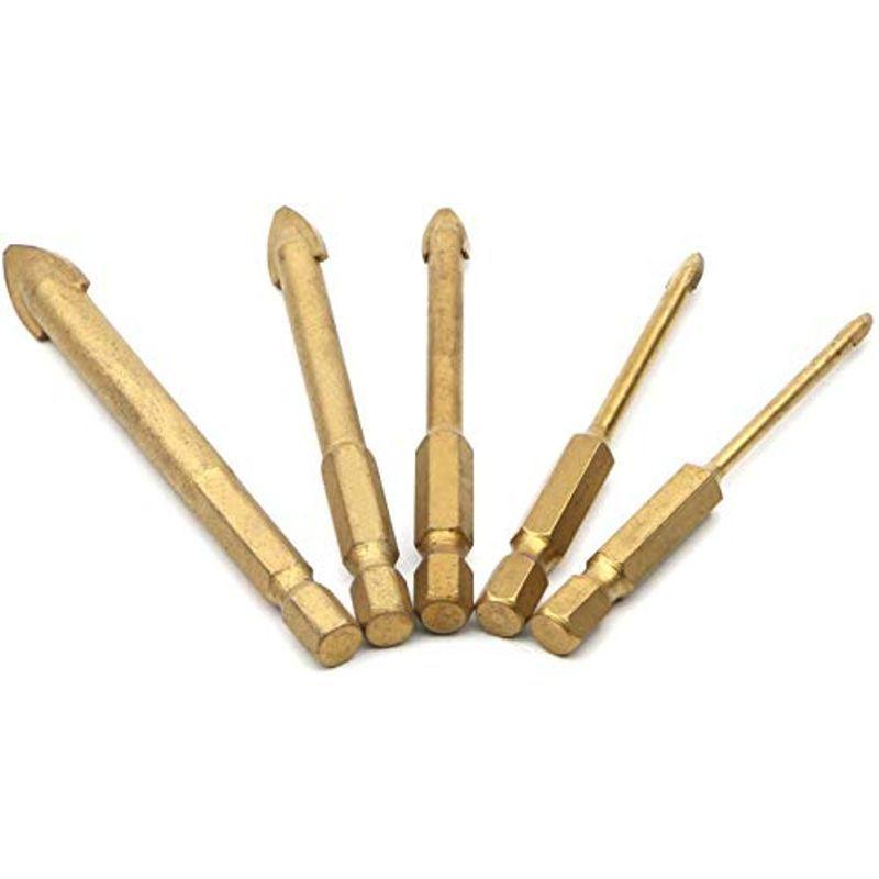 Zoyubs 陶器 穴あけ ドリルビット ガラスドリルビット 陶器 ガラスドリル ガラス タイル スレート ガラス タイル