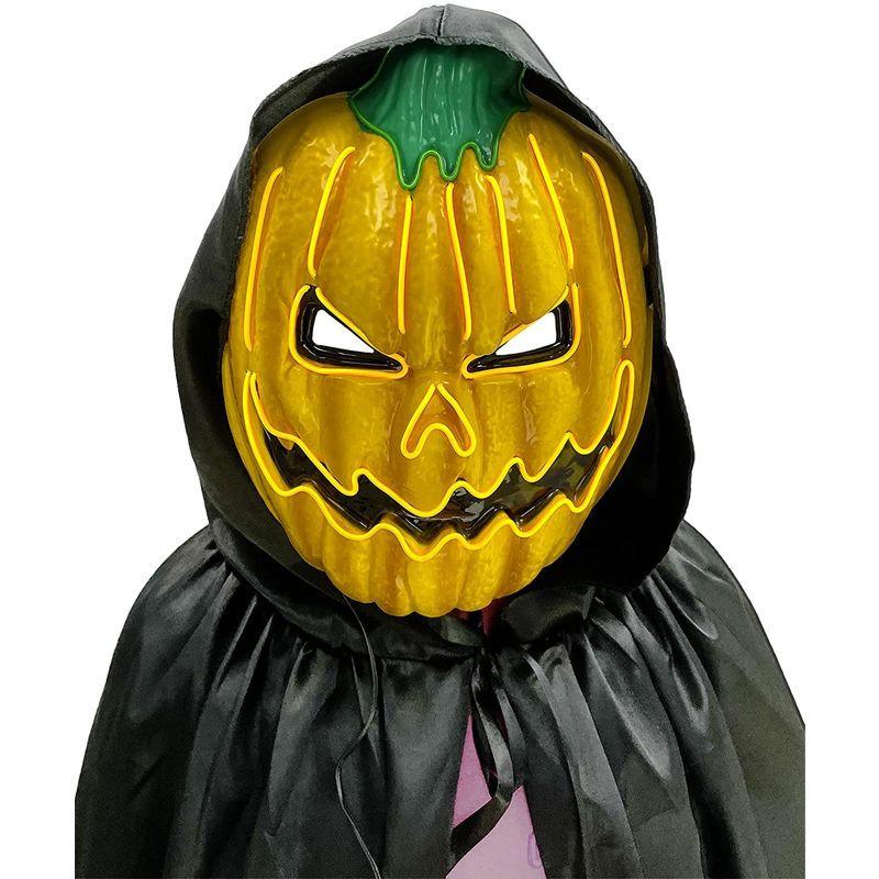 でおすすめアイテム Irokoha ハロウィン 光るマスク カボチャ コスプレ 面白マスク Ledマスク ジャックオーランタン Materialworldblog Com