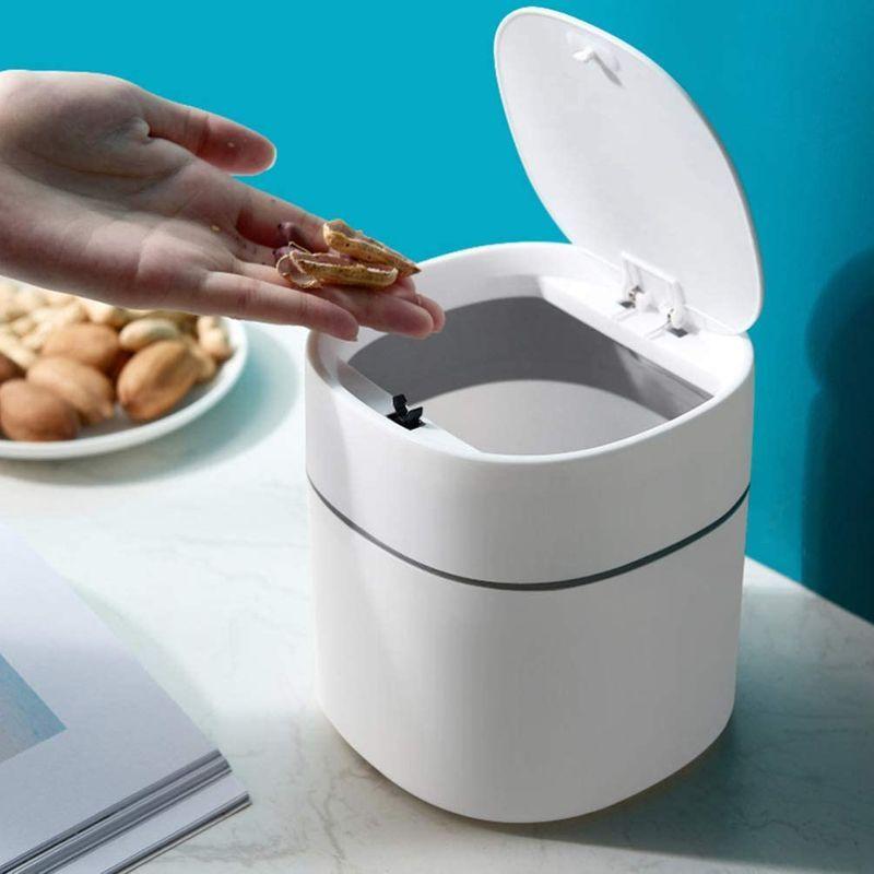 卸売 Vorcool ゴミ箱 車用 卓上 ミニ タッチ式 ふた付き かわいい 小物入れ Heartlandgolfpark Com