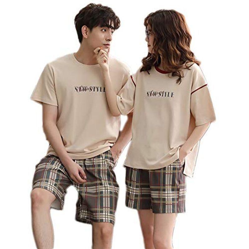 ペアパジャマ パジャマ ペア パジャマ おしゃれ パジャマ ペアルック ペアパジャマ カップル パジャマ メンズ 結婚記念日 父の日プレゼン Yfsnwblevj Iuu Org Tr
