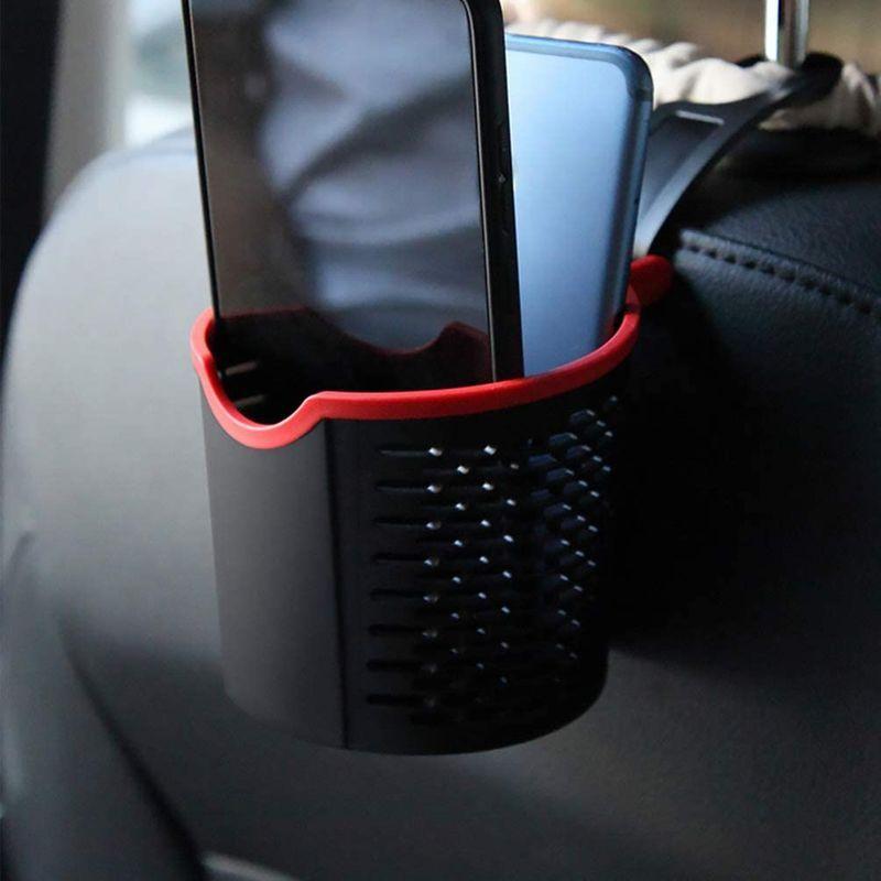 メーカー直送 Vorcool 車用ドリンクホルダー 後部座席 フック付き カップホルダー スマホホルダー 小型 車載 省スペース 耐久 2pcs 水筒カバー ケース Www We Job Com