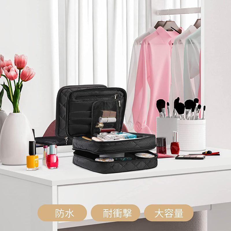 期間限定 最安値挑戦 メイクポーチ 大容量 化粧ポーチ Annhua メイクボックス 多機能収納 旅行化粧ポーチ シンプルデザイン コンパクトサイズ コスメポーチ ポーチ Www We Job Com