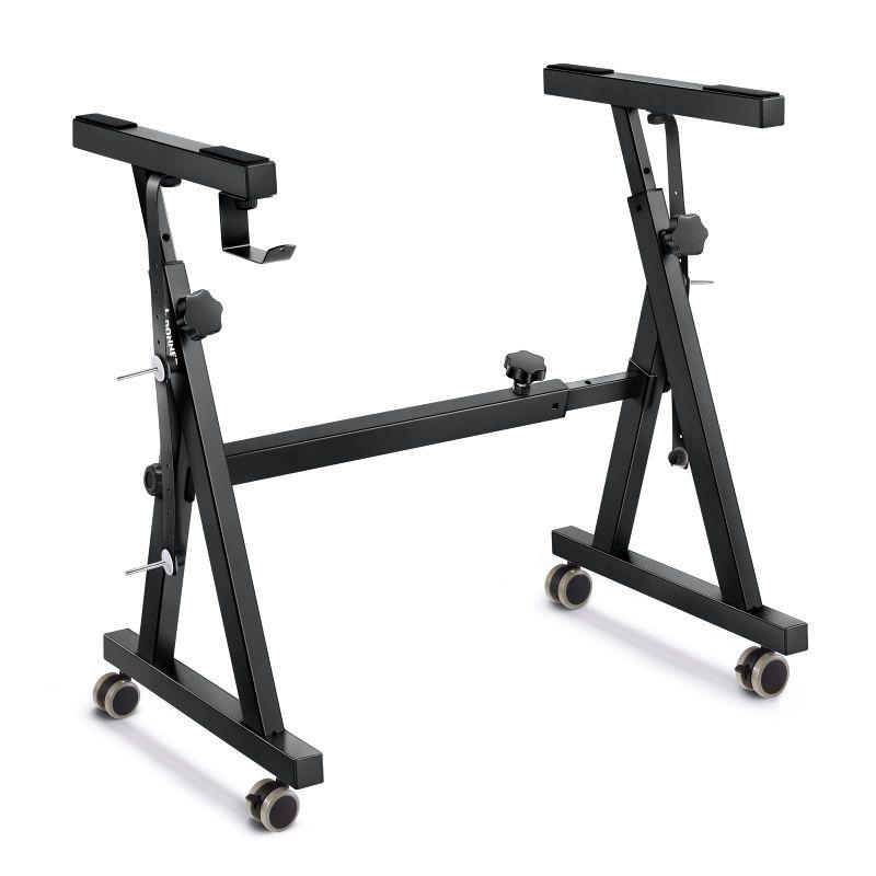 Donner 電子キーボード ピアノ Z型 スタンド 高さ6085cm調節可能 スイベルキャスター付き 54/61/73/76/88?電子