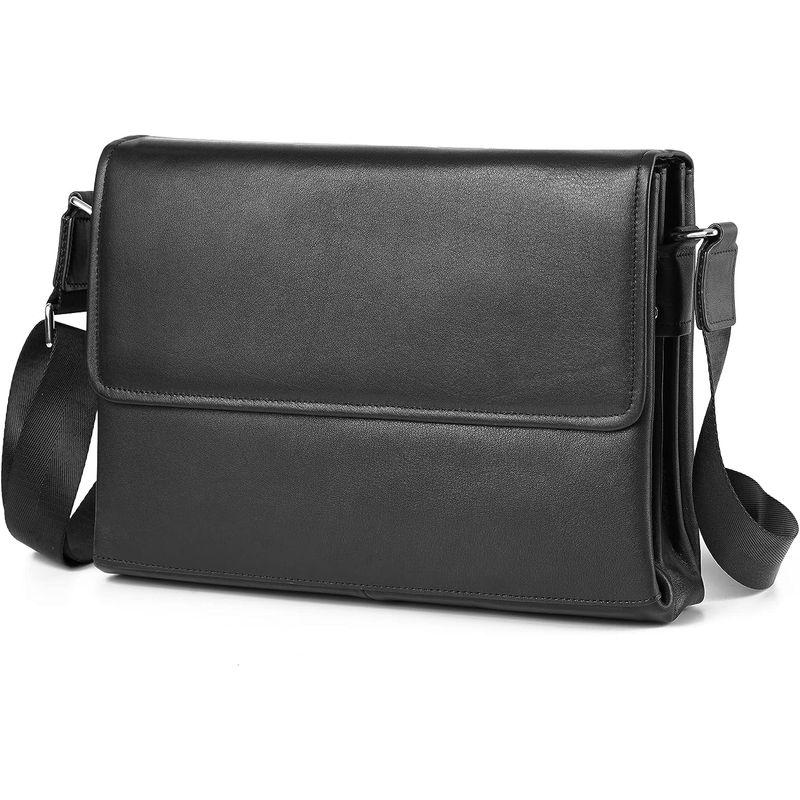 Balidiya ショルダーバッグ メンズ 本革 牛革 斜め掛けバッグ メッセンジャーバッグ 鞄 通勤 通学 メンズバッグ レザー ショルダーバッグ メンズ 本革 牛革 斜め掛けバッグ メッセンジャーバッグ 鞄 通勤 通学 メンズバッグ レザー