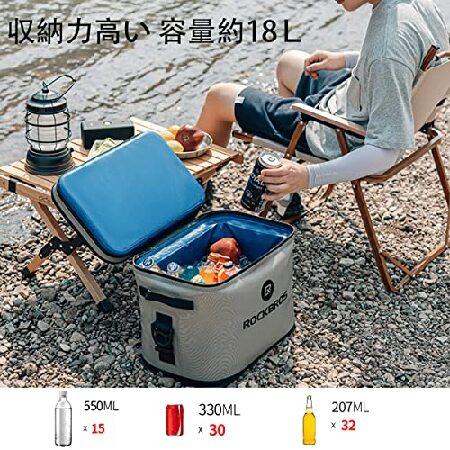 中古 ROCKBROS(ロックブロス)クーラーボックス ソフト 保冷力48時間 最強 ソフトクーラー 断熱材 大容量18L 保冷バッグ クーラーバッグ 全面防水 大きめ BBQ 釣り キ 【W2038834439】(12785円)