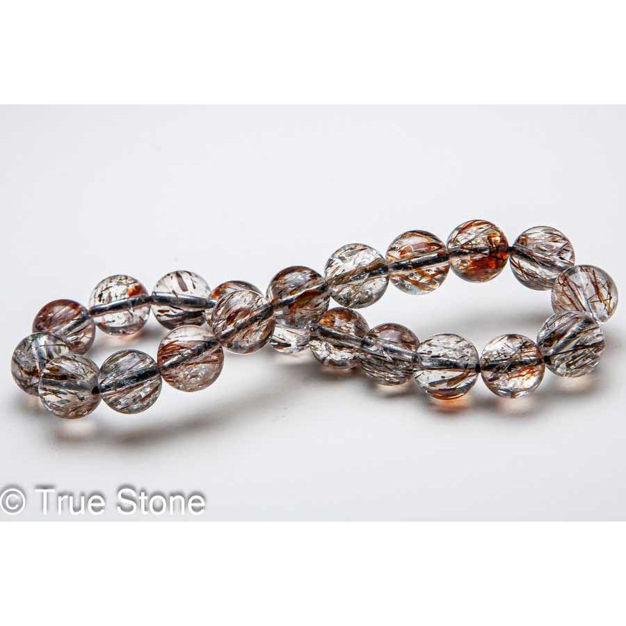 ルベライト ローズクォーツ ブラックトルマリン 天然石ブレスレット