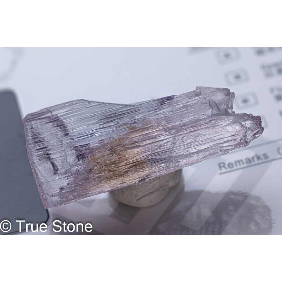 鑑別書付き クンツァイト スポジュミン スポジュメン 結晶 原石 リチア輝石 天然石｜true-stone｜04