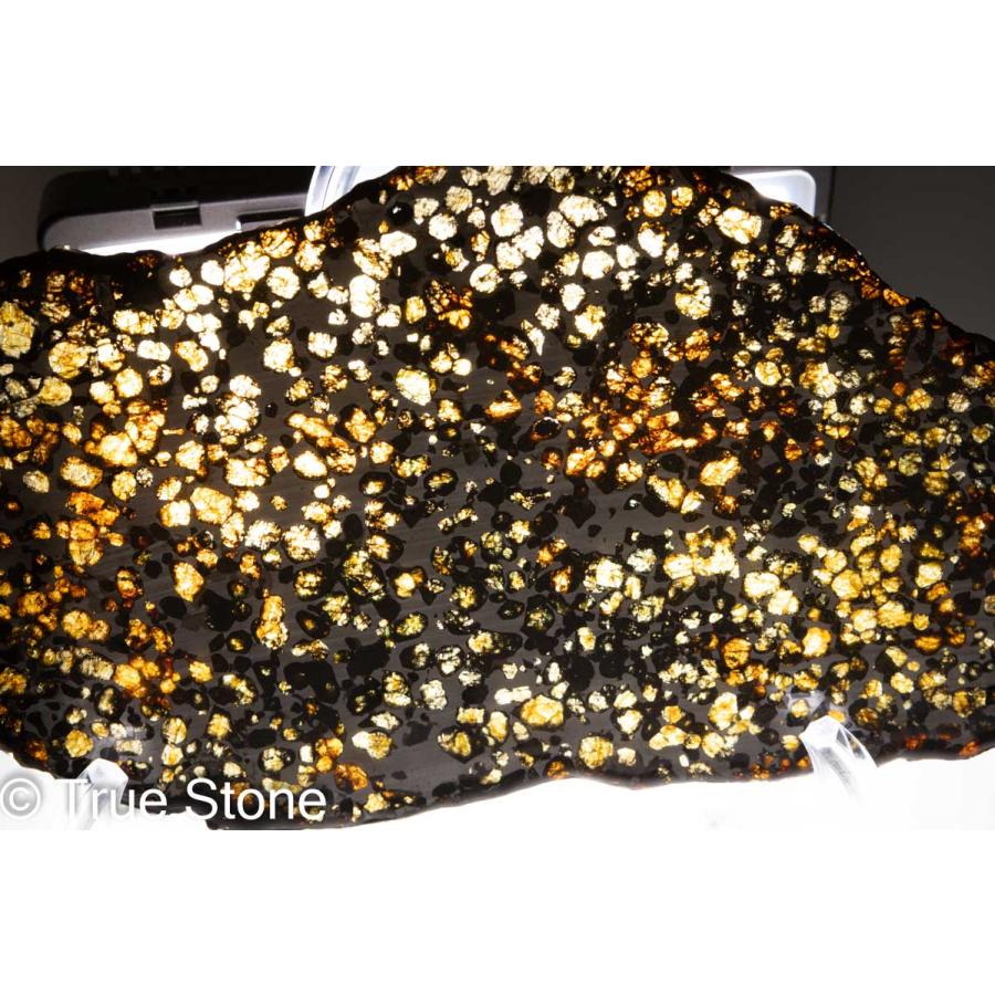 パラサイト隕石 原石 スライス 320g 石鉄隕石 隕石 ペリドット